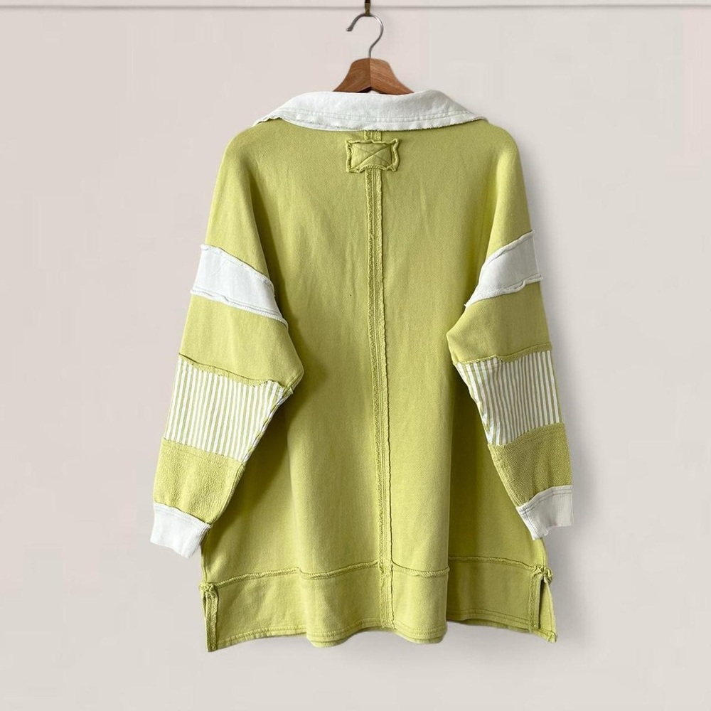 We The Free Lime and White Pullover - Picture 5 of 6